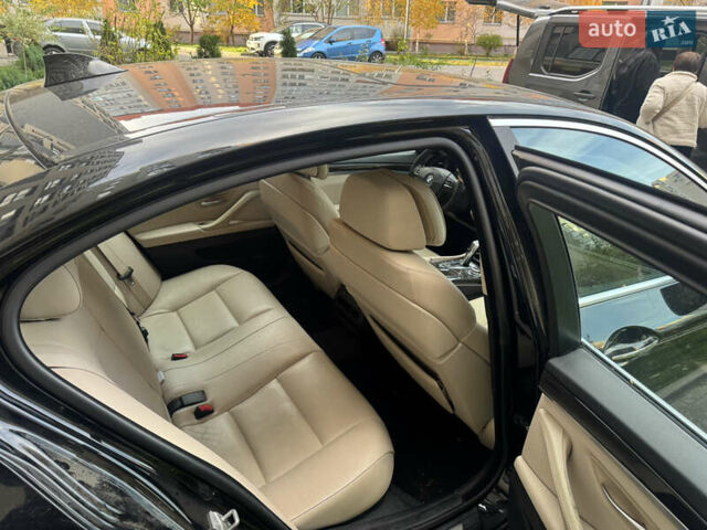 Черный БМВ 5 Серия, объемом двигателя 2 л и пробегом 180 тыс. км за 12300 $, фото 8 на Automoto.ua