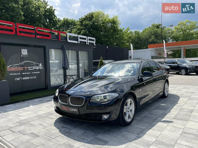 Черный БМВ 5 Серия, объемом двигателя 2 л и пробегом 140 тыс. км за 13900 $, фото 1 на Automoto.ua