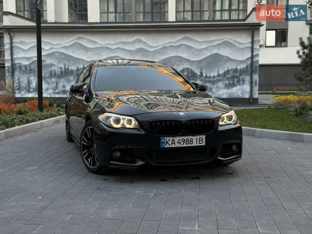 Чорний БМВ 5 Серія, об'ємом двигуна 2 л та пробігом 236 тис. км за 12500 $, фото 1 на Automoto.ua