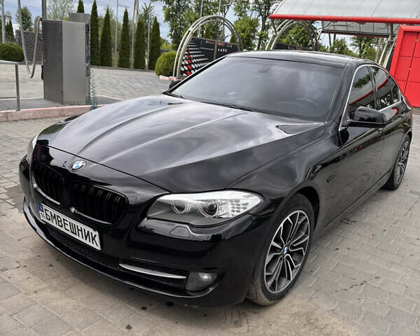 Черный БМВ 5 Серия, объемом двигателя 2 л и пробегом 350 тыс. км за 16500 $, фото 1 на Automoto.ua