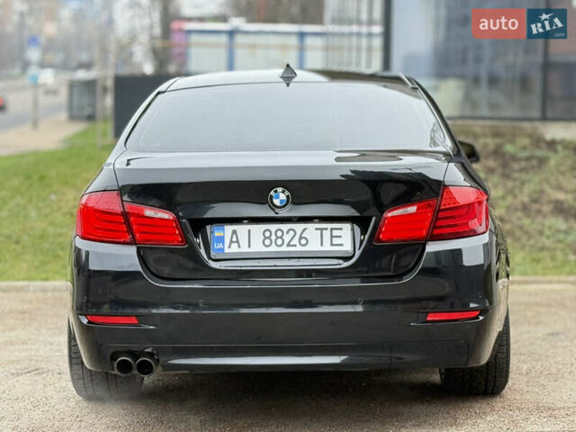 Чорний БМВ 5 Серія, об'ємом двигуна 2 л та пробігом 195 тис. км за 12999 $, фото 6 на Automoto.ua