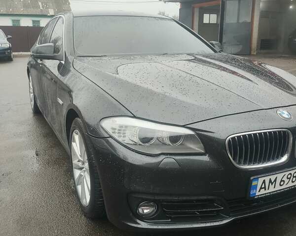 Черный БМВ 5 Серия, объемом двигателя 2 л и пробегом 347 тыс. км за 14999 $, фото 1 на Automoto.ua