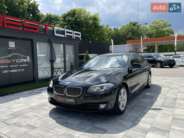 Черный БМВ 5 Серия, объемом двигателя 2 л и пробегом 140 тыс. км за 13900 $, фото 2 на Automoto.ua