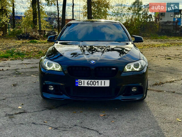 Черный БМВ 5 Серия, объемом двигателя 2 л и пробегом 207 тыс. км за 14200 $, фото 1 на Automoto.ua