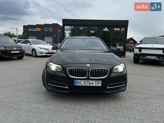 Черный БМВ 5 Серия, объемом двигателя 2 л и пробегом 142 тыс. км за 12650 $, фото 1 на Automoto.ua