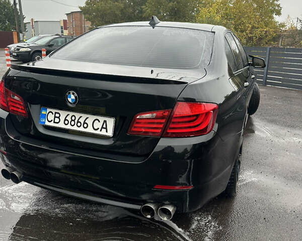 Черный БМВ 5 Серия, объемом двигателя 2 л и пробегом 199 тыс. км за 13999 $, фото 3 на Automoto.ua