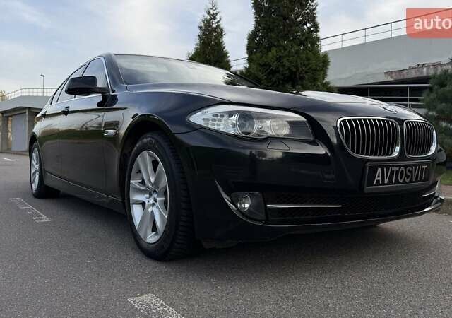 Черный БМВ 5 Серия, объемом двигателя 2 л и пробегом 170 тыс. км за 12650 $, фото 2 на Automoto.ua