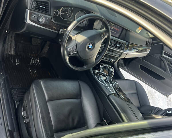 Черный БМВ 5 Серия, объемом двигателя 2 л и пробегом 220 тыс. км за 13499 $, фото 13 на Automoto.ua