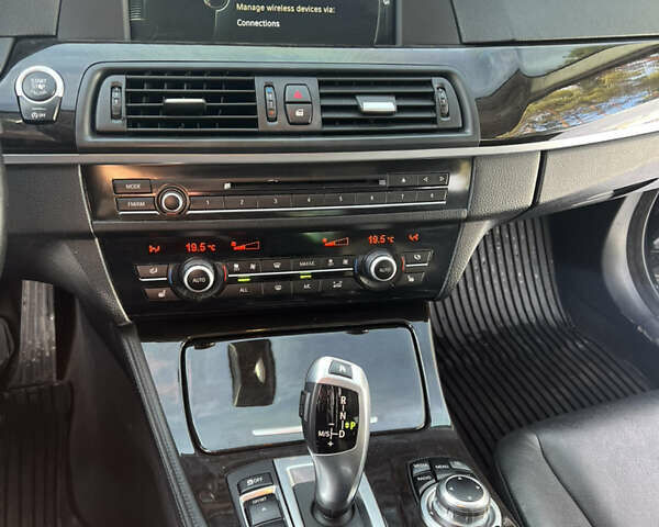 Черный БМВ 5 Серия, объемом двигателя 2 л и пробегом 220 тыс. км за 13499 $, фото 18 на Automoto.ua