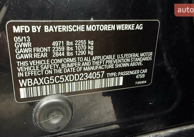 Черный БМВ 5 Серия, объемом двигателя 2 л и пробегом 170 тыс. км за 12650 $, фото 19 на Automoto.ua