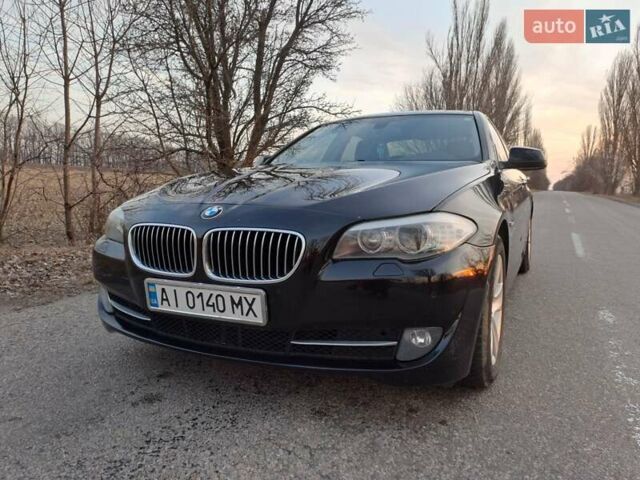 Черный БМВ 5 Серия, объемом двигателя 2 л и пробегом 258 тыс. км за 12500 $, фото 1 на Automoto.ua