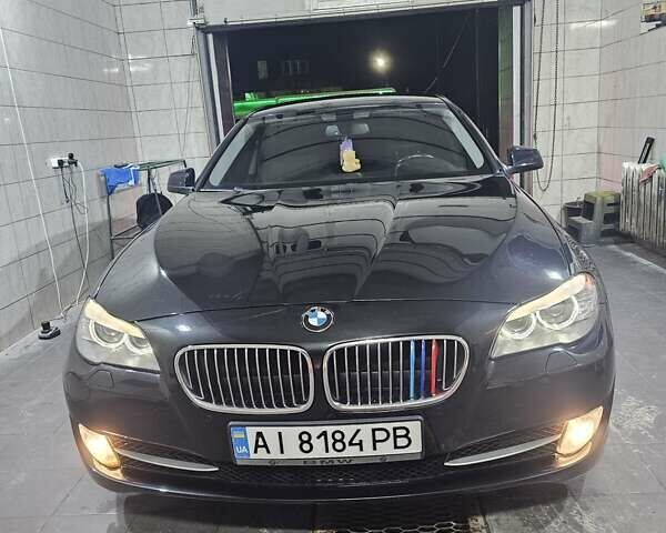 Чорний БМВ 5 Серія, об'ємом двигуна 2 л та пробігом 220 тис. км за 14700 $, фото 1 на Automoto.ua
