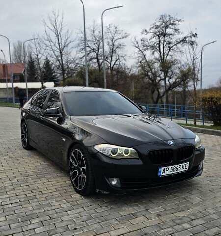 Черный БМВ 5 Серия, объемом двигателя 2 л и пробегом 184 тыс. км за 12600 $, фото 2 на Automoto.ua