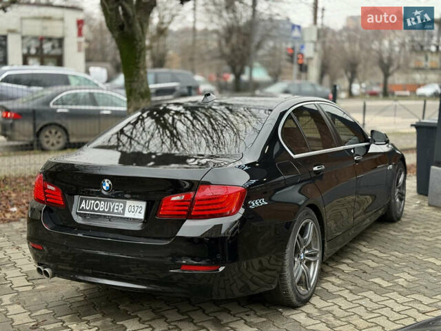 Черный БМВ 5 Серия, объемом двигателя 2 л и пробегом 210 тыс. км за 17000 $, фото 5 на Automoto.ua