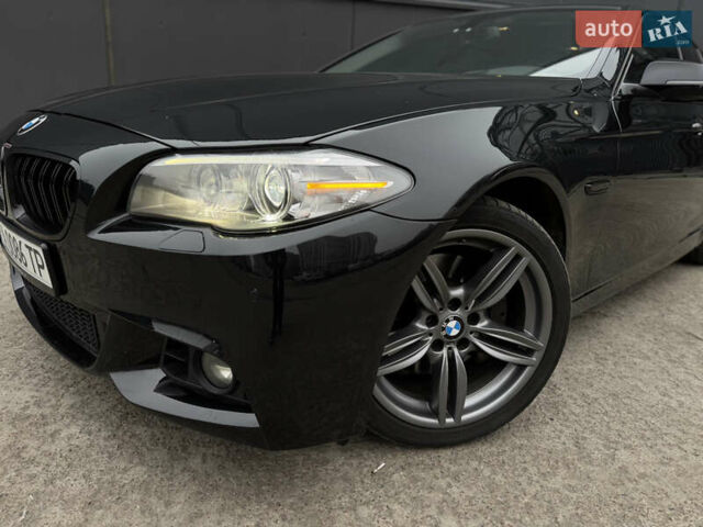Черный БМВ 5 Серия, объемом двигателя 3 л и пробегом 200 тыс. км за 18950 $, фото 1 на Automoto.ua