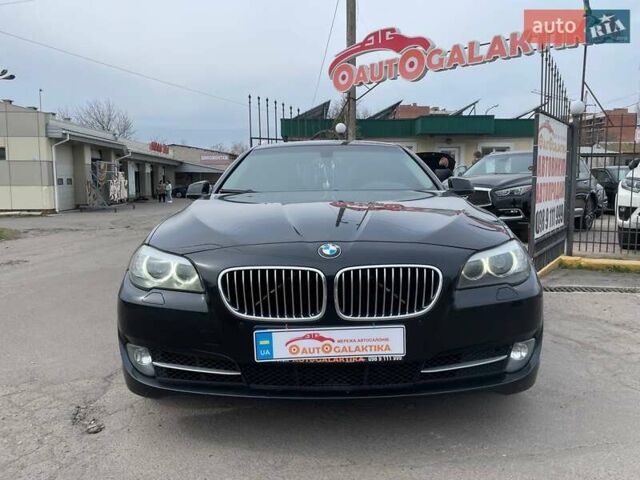 Чорний БМВ 5 Серія, об'ємом двигуна 2 л та пробігом 240 тис. км за 12799 $, фото 1 на Automoto.ua