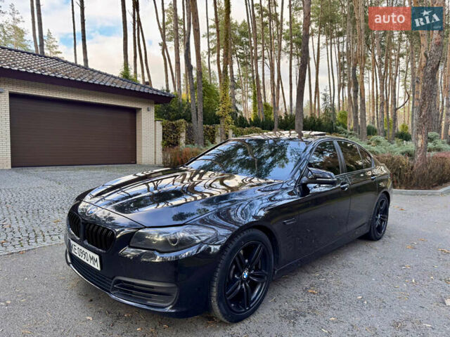 Чорний БМВ 5 Серія, об'ємом двигуна 2 л та пробігом 284 тис. км за 13300 $, фото 1 на Automoto.ua
