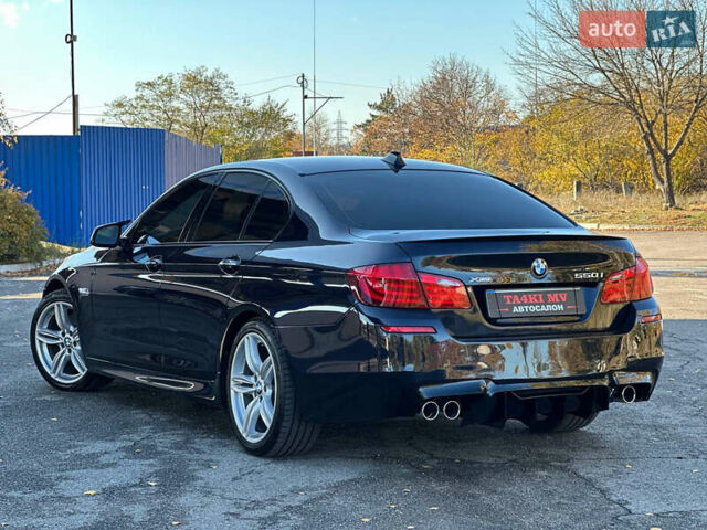 БМВ 5 Серия 2013 в Днепре (Днепропетровске) на Automoto.ua Черный БМВ 5 Серия, объемом двигателя 4.4 л и пробегом 115 тыс. км за 17999 $, фото 5 на Automoto.ua