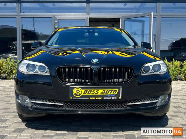 Черный БМВ 5 Серия, объемом двигателя 2 л и пробегом 275 тыс. км за 17390 $, фото 1 на Automoto.ua