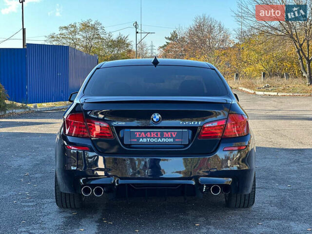 БМВ 5 Серия 2013 в Днепре (Днепропетровске) на Automoto.ua Черный БМВ 5 Серия, объемом двигателя 4.4 л и пробегом 115 тыс. км за 17999 $, фото 4 на Automoto.ua