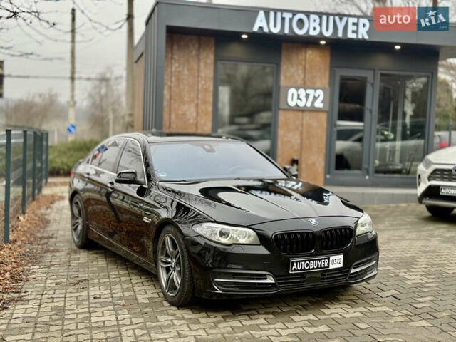 Черный БМВ 5 Серия, объемом двигателя 2 л и пробегом 210 тыс. км за 17000 $, фото 1 на Automoto.ua