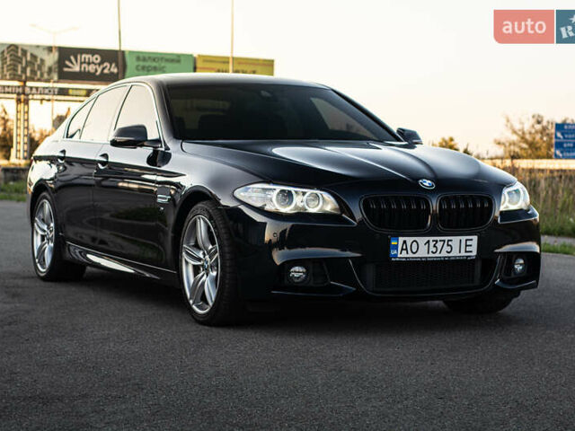 Чорний БМВ 5 Серія, об'ємом двигуна 3 л та пробігом 218 тис. км за 23500 $, фото 1 на Automoto.ua