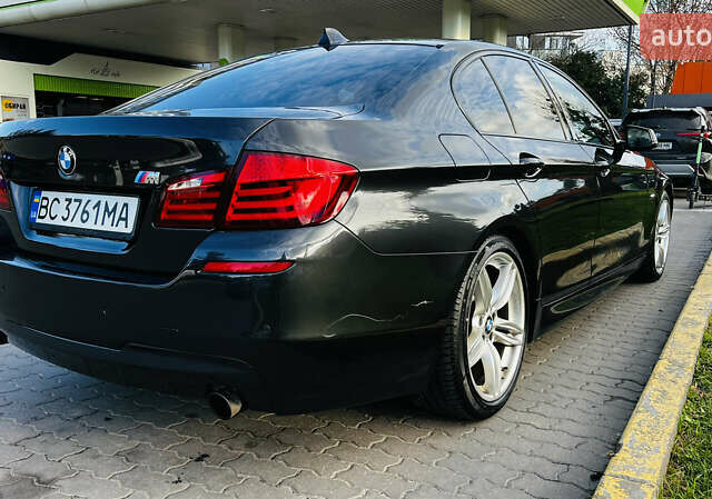Черный БМВ 5 Серия, объемом двигателя 3 л и пробегом 263 тыс. км за 15900 $, фото 3 на Automoto.ua