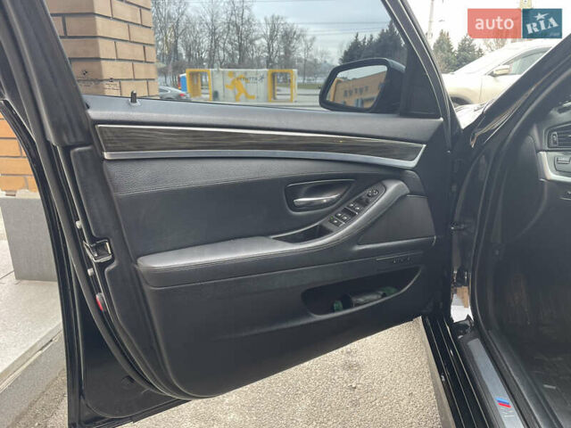 Черный БМВ 5 Серия, объемом двигателя 2 л и пробегом 98 тыс. км за 18999 $, фото 5 на Automoto.ua