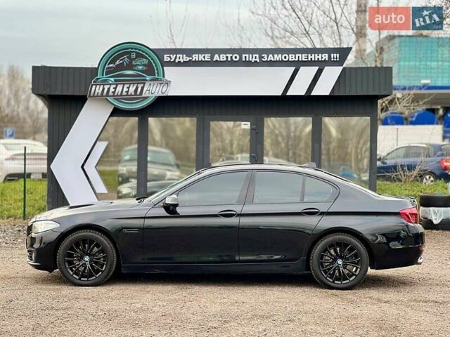 Черный БМВ 5 Серия, объемом двигателя 2 л и пробегом 185 тыс. км за 18300 $, фото 2 на Automoto.ua