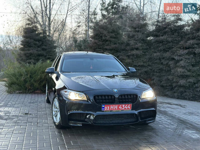 Черный БМВ 5 Серия, объемом двигателя 2 л и пробегом 216 тыс. км за 11899 $, фото 1 на Automoto.ua
