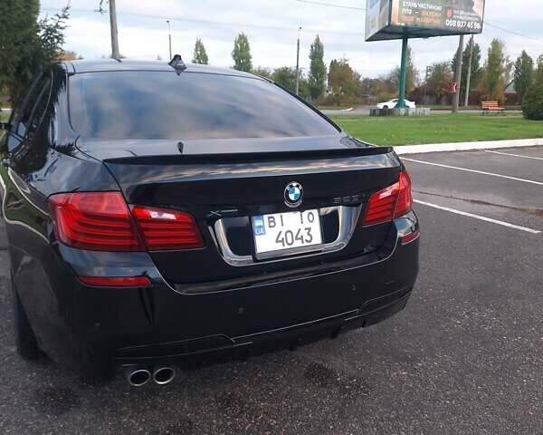 Черный БМВ 5 Серия, объемом двигателя 2 л и пробегом 147 тыс. км за 18500 $, фото 1 на Automoto.ua