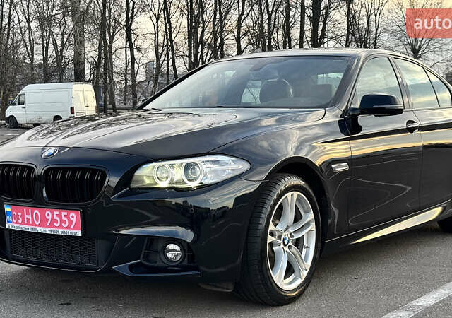 Черный БМВ 5 Серия, объемом двигателя 2 л и пробегом 215 тыс. км за 14800 $, фото 2 на Automoto.ua