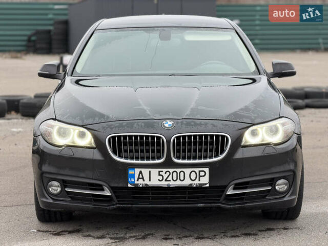 Чорний БМВ 5 Серія, об'ємом двигуна 2 л та пробігом 330 тис. км за 16000 $, фото 1 на Automoto.ua