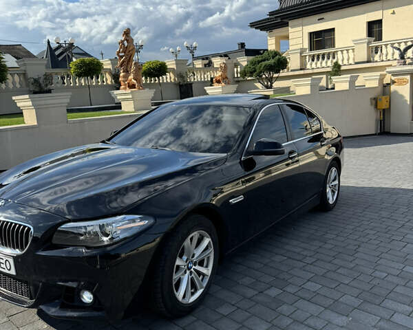 Черный БМВ 5 Серия, объемом двигателя 2 л и пробегом 213 тыс. км за 15500 $, фото 1 на Automoto.ua
