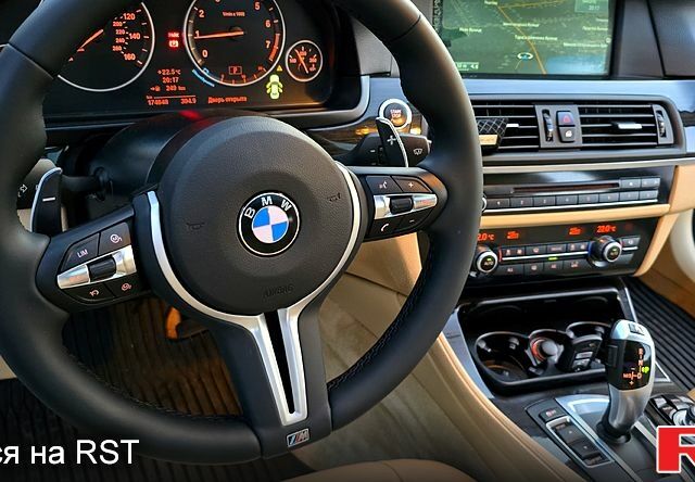 Черный БМВ 5 Серия, объемом двигателя 2 л и пробегом 174 тыс. км за 14000 $, фото 4 на Automoto.ua