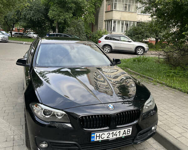 Чорний БМВ 5 Серія, об'ємом двигуна 2 л та пробігом 155 тис. км за 14000 $, фото 2 на Automoto.ua