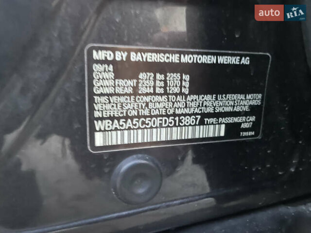Черный БМВ 5 Серия, объемом двигателя 2 л и пробегом 212 тыс. км за 12700 $, фото 18 на Automoto.ua