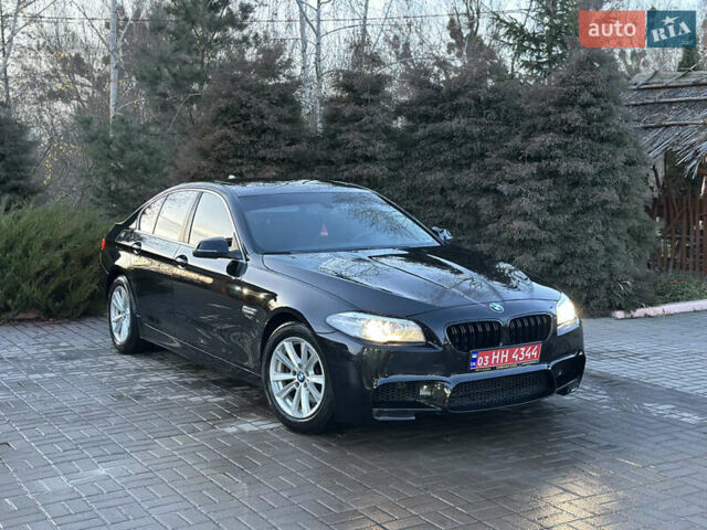 Черный БМВ 5 Серия, объемом двигателя 2 л и пробегом 216 тыс. км за 11899 $, фото 2 на Automoto.ua
