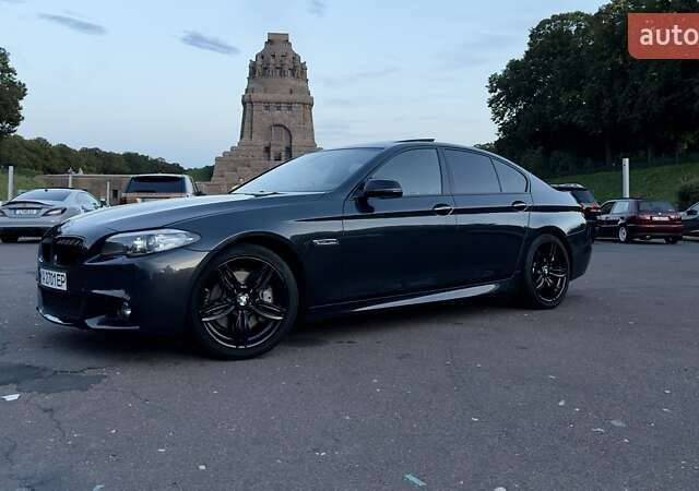 Чорний БМВ 5 Серія, об'ємом двигуна 3 л та пробігом 107 тис. км за 25500 $, фото 2 на Automoto.ua