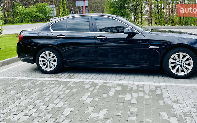 Черный БМВ 5 Серия, объемом двигателя 2 л и пробегом 270 тыс. км за 19500 $, фото 1 на Automoto.ua