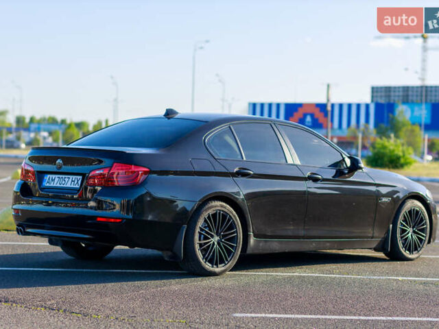 Черный БМВ 5 Серия, объемом двигателя 2 л и пробегом 247 тыс. км за 19400 $, фото 6 на Automoto.ua