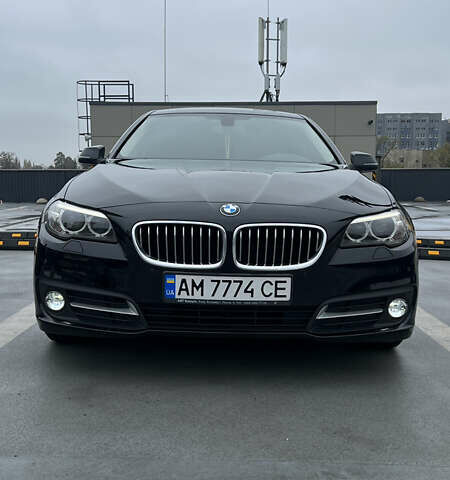 Черный БМВ 5 Серия, объемом двигателя 2 л и пробегом 213 тыс. км за 21500 $, фото 7 на Automoto.ua