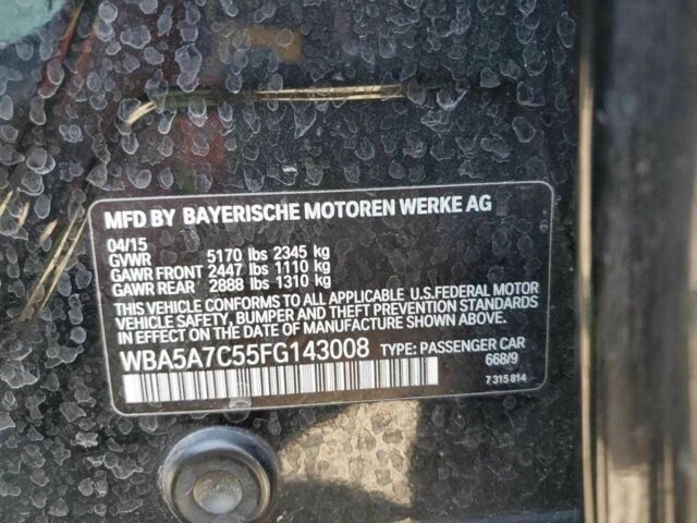 Чорний БМВ 5 Серія, об'ємом двигуна 0 л та пробігом 99 тис. км за 1600 $, фото 11 на Automoto.ua