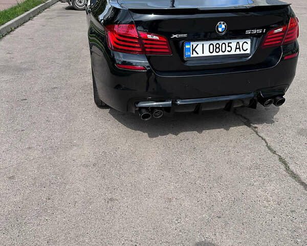 Черный БМВ 5 Серия, объемом двигателя 3 л и пробегом 95 тыс. км за 21000 $, фото 3 на Automoto.ua