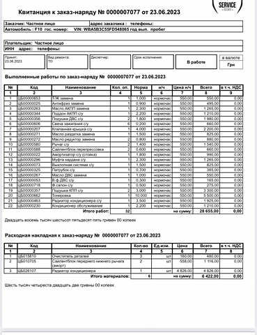 Черный БМВ 5 Серия, объемом двигателя 2.98 л и пробегом 105 тыс. км за 22200 $, фото 43 на Automoto.ua