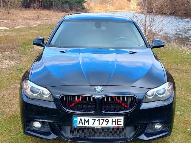 Чорний БМВ 5 Серія, об'ємом двигуна 2 л та пробігом 250 тис. км за 19500 $, фото 1 на Automoto.ua