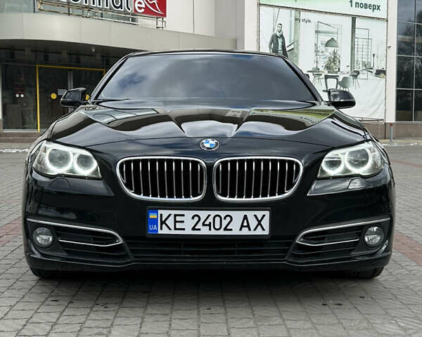Черный БМВ 5 Серия, объемом двигателя 2 л и пробегом 161 тыс. км за 21000 $, фото 1 на Automoto.ua