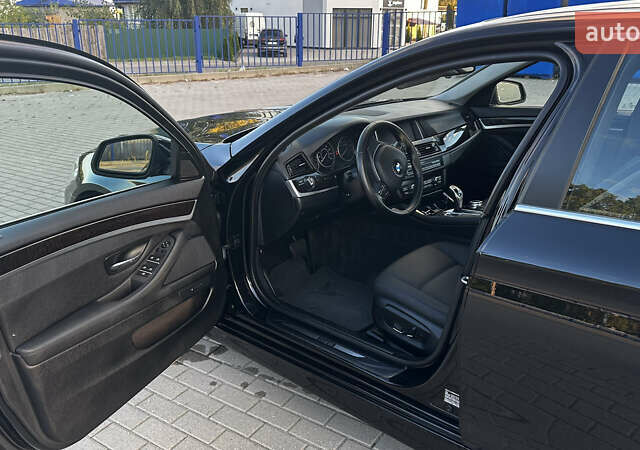 Черный БМВ 5 Серия, объемом двигателя 2 л и пробегом 215 тыс. км за 13700 $, фото 4 на Automoto.ua