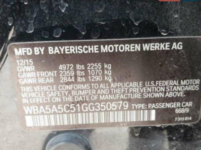 Черный БМВ 5 Серия, объемом двигателя 2 л и пробегом 188 тыс. км за 15000 $, фото 21 на Automoto.ua