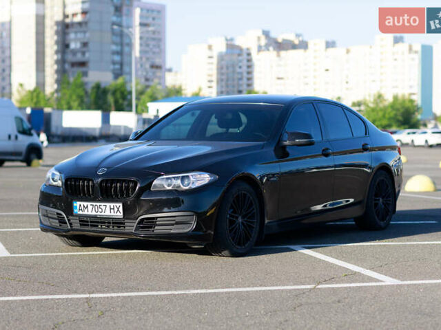 Черный БМВ 5 Серия, объемом двигателя 2 л и пробегом 247 тыс. км за 19400 $, фото 2 на Automoto.ua